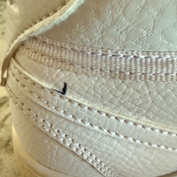 Nike White Leather High-Top Sneakers - Picture 7 of 14